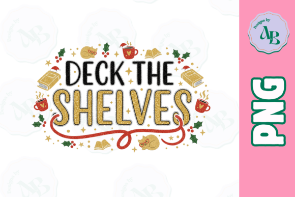 Bookish Glitter Christmas PNG Review for Illustrations