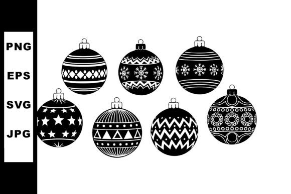 Christmas Decorative Black and White Bau Illustrations Review