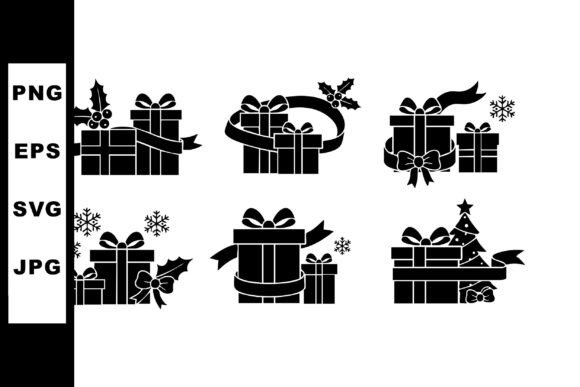 Christmas Gift Boxes with Ribbons and Ho: A Crafter’s Review of These Illustrations