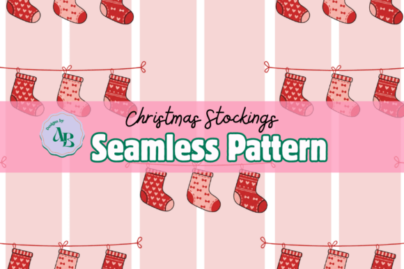 Christmas Seamless Pattern PNG Design for Illustrations