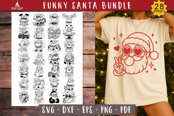 Funny Santa Christmas SVG Bundle Review