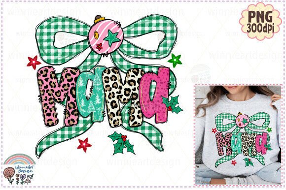 Merry Mama Christmas Leopard Bow PNG: A Brand Designer’s Review