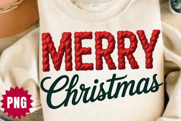 Vintage Merry Christmas PNG, Latch Hook Illustrations