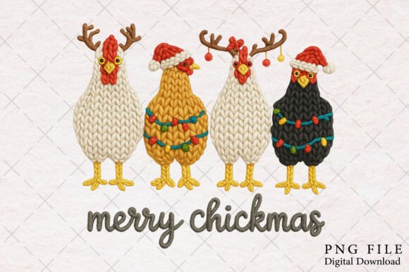 Yarn Crochet Funny Christmas Chicken Png Illustrations Review